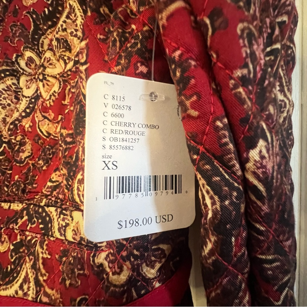 NWT Free People Quilted Paisley Blazer - Picture 6 of 11